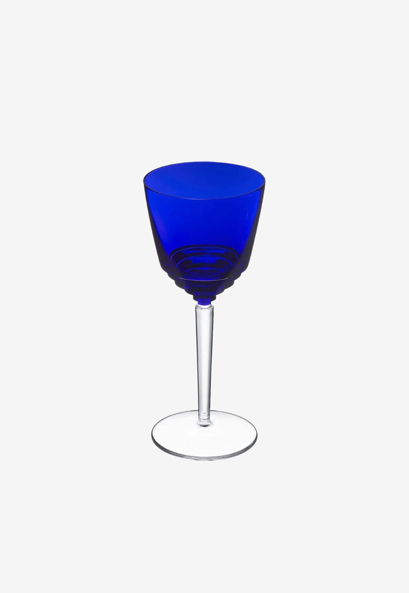 Saint Louis Oxymore Hock Glass Dark Blue 14002023