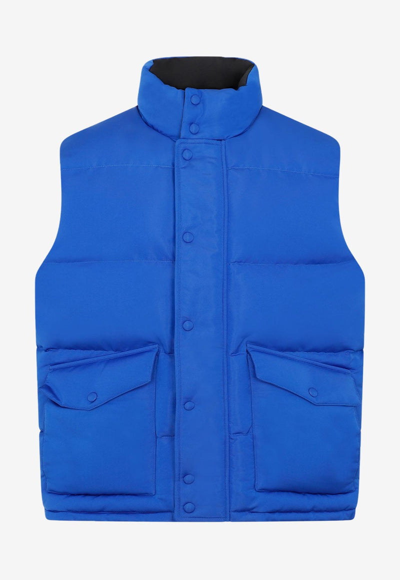 Logo-Print Puffer Vest