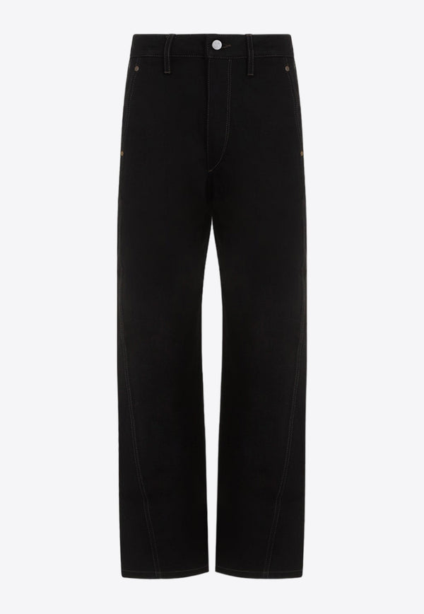 Twisted Straight Pants
