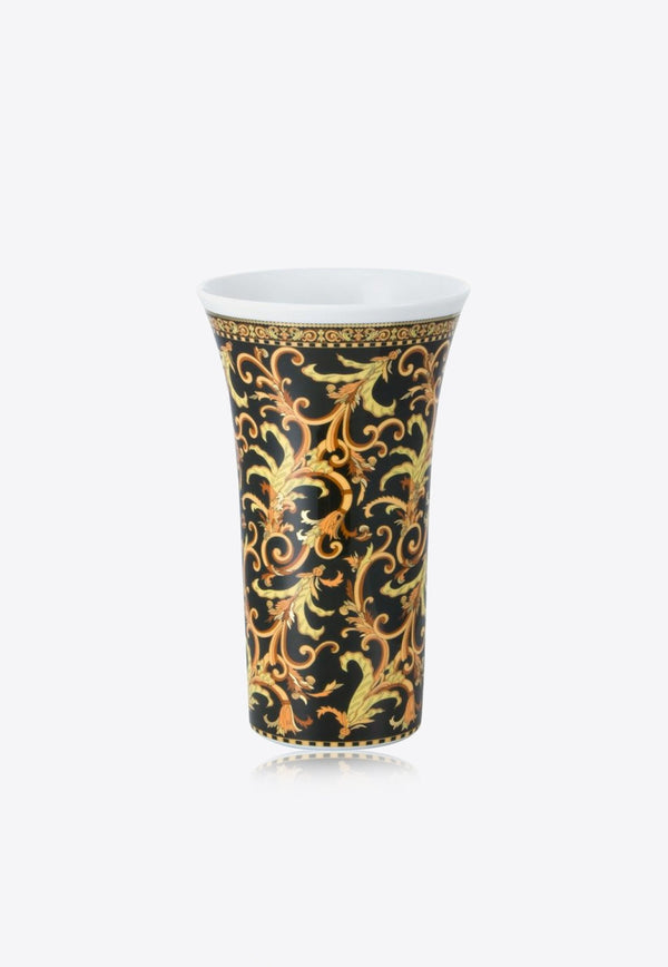 Versace Home Collection Barocco Porcelain Vase - 26 cm Black 14091-409606-26026