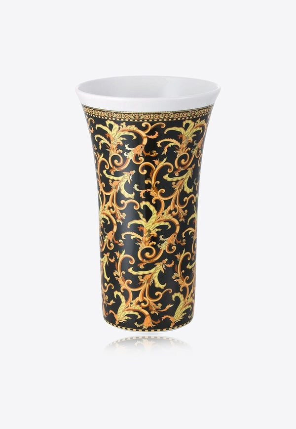 Versace Home Collection Barocco Porcelain Vase 34 cm Black 14091-409606-26034