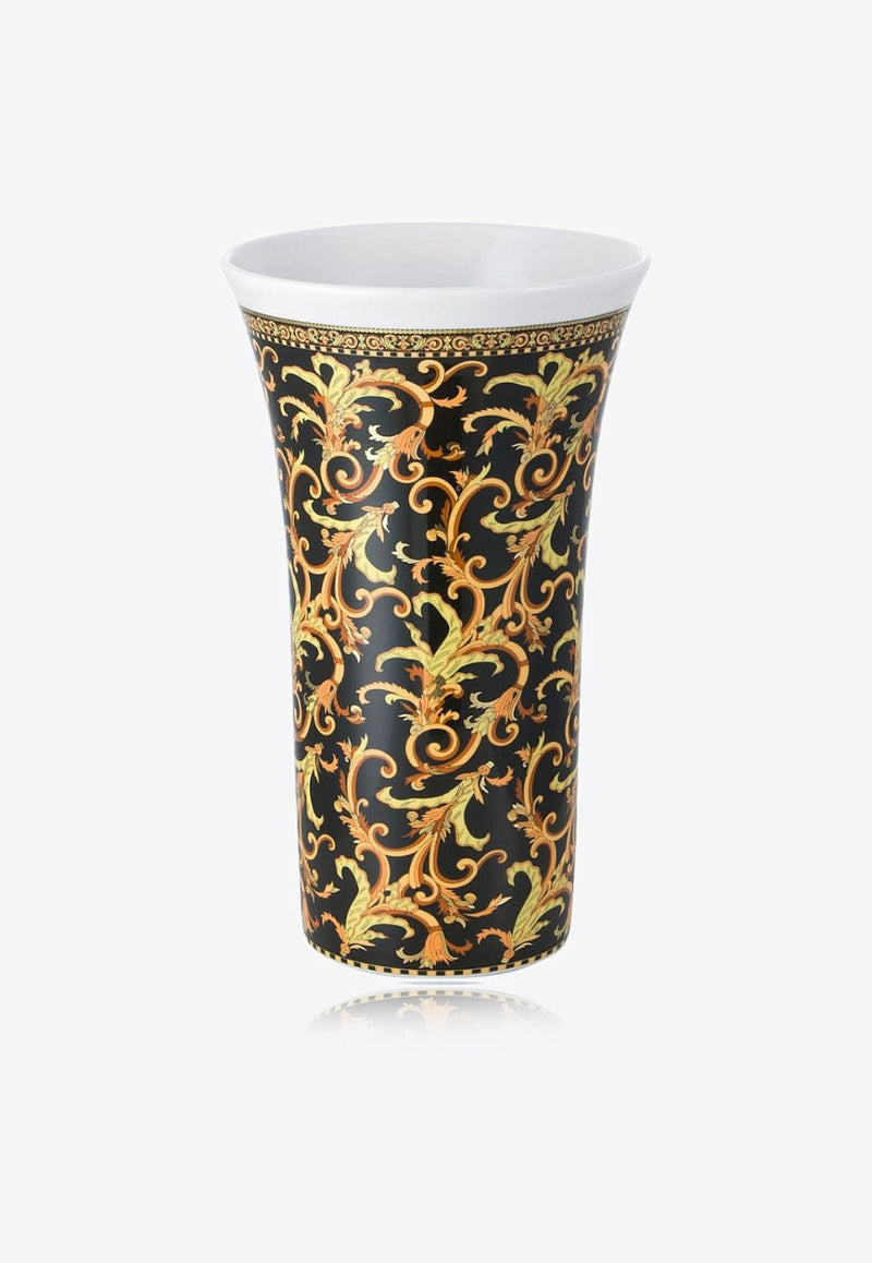 Versace Home Collection Barocco Porcelain Vase - 34 cm Black 14091-409606-26034