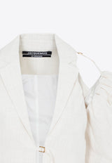 Deconstructed Galliga Jacket in Linen Blend