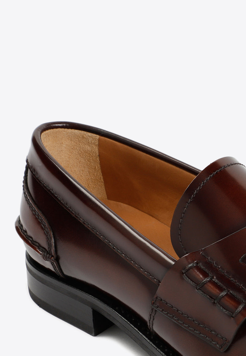 Pembrey W5 Loafers in Tabac Leather