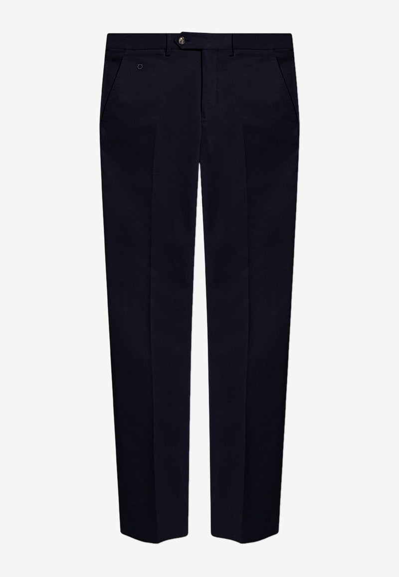 Salvatore Ferragamo Gancini Straight-Leg Chino Pants Navy 142974 P 717303 NAVY