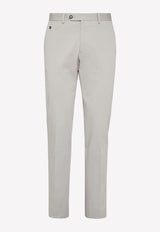 Salvatore Ferragamo Slim Fit Chino Pants Grey 142974 P 750714 RHINO GREY