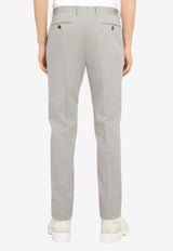 Salvatore Ferragamo Slim Fit Chino Pants Grey 142974 P 750714 RHINO GREY