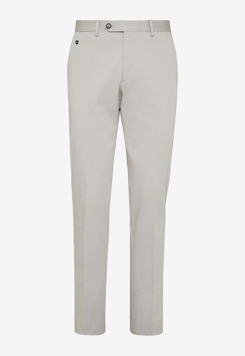 Salvatore Ferragamo Slim Fit Chino Pants Grey 142974 P 750714 RHINO GREY