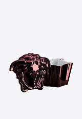 Versace Home Collection Medusa Head Box in Porcelain by Rosenthal Fuchsia 14494-426319-24995