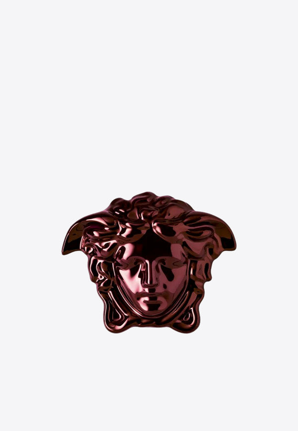 Versace Home Collection Medusa Head Box in Porcelain by Rosenthal Fuchsia 14494-426319-24995