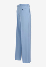 Wide-Leg Tailored Pants