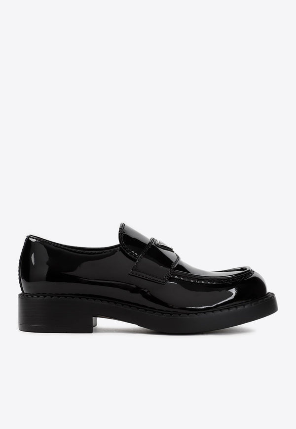 Logo Loafers in Patent Leather