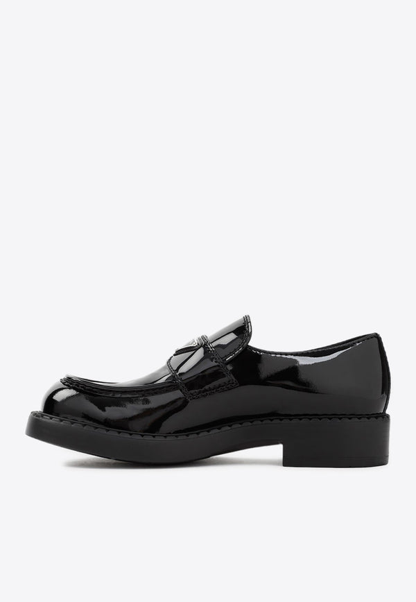 Logo Loafers in Patent Leather