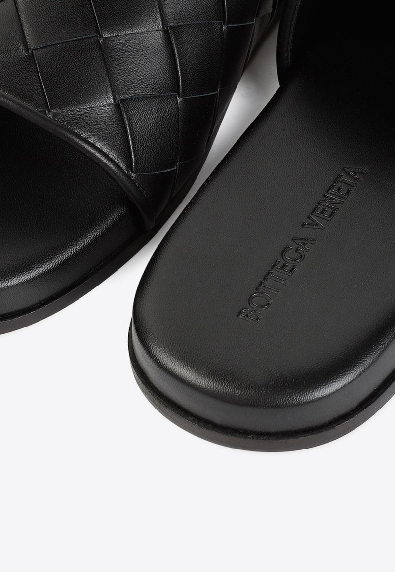 حذاء مفتوح صنداي مصنوع من جلد إنترشياتو