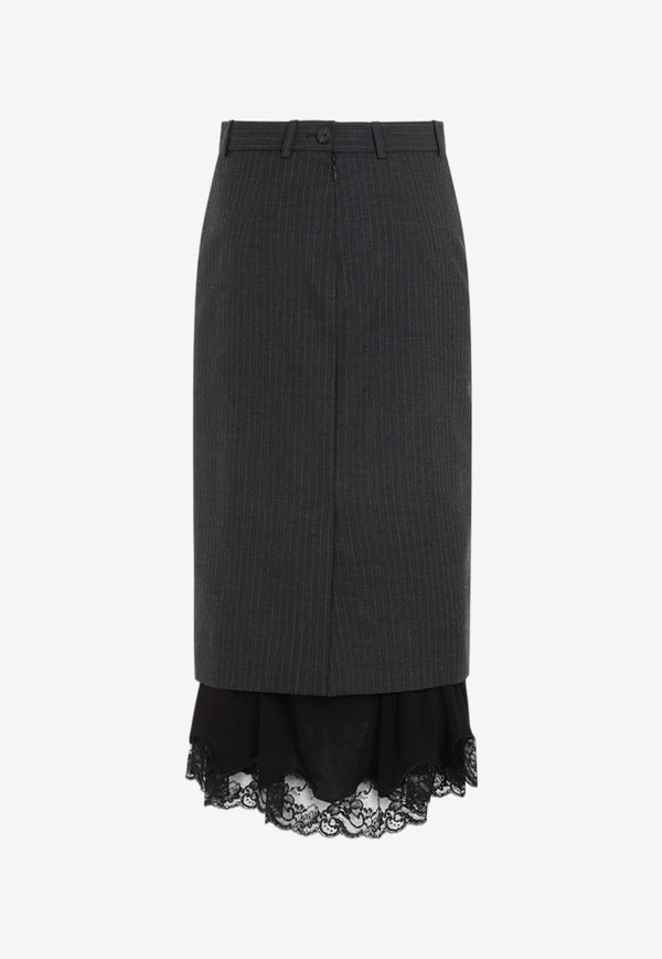 Lingerie Tailored Maxi Skirt