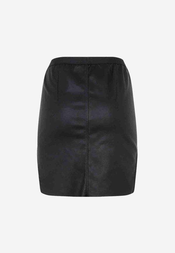 Diana Leather Mini Skirt