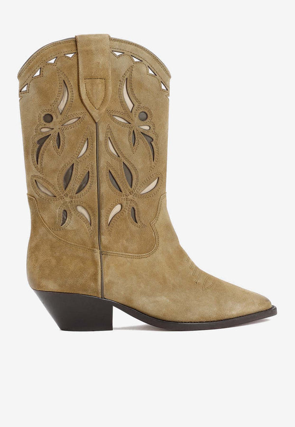 Duerto Suede Ankle Cowboy Boots
