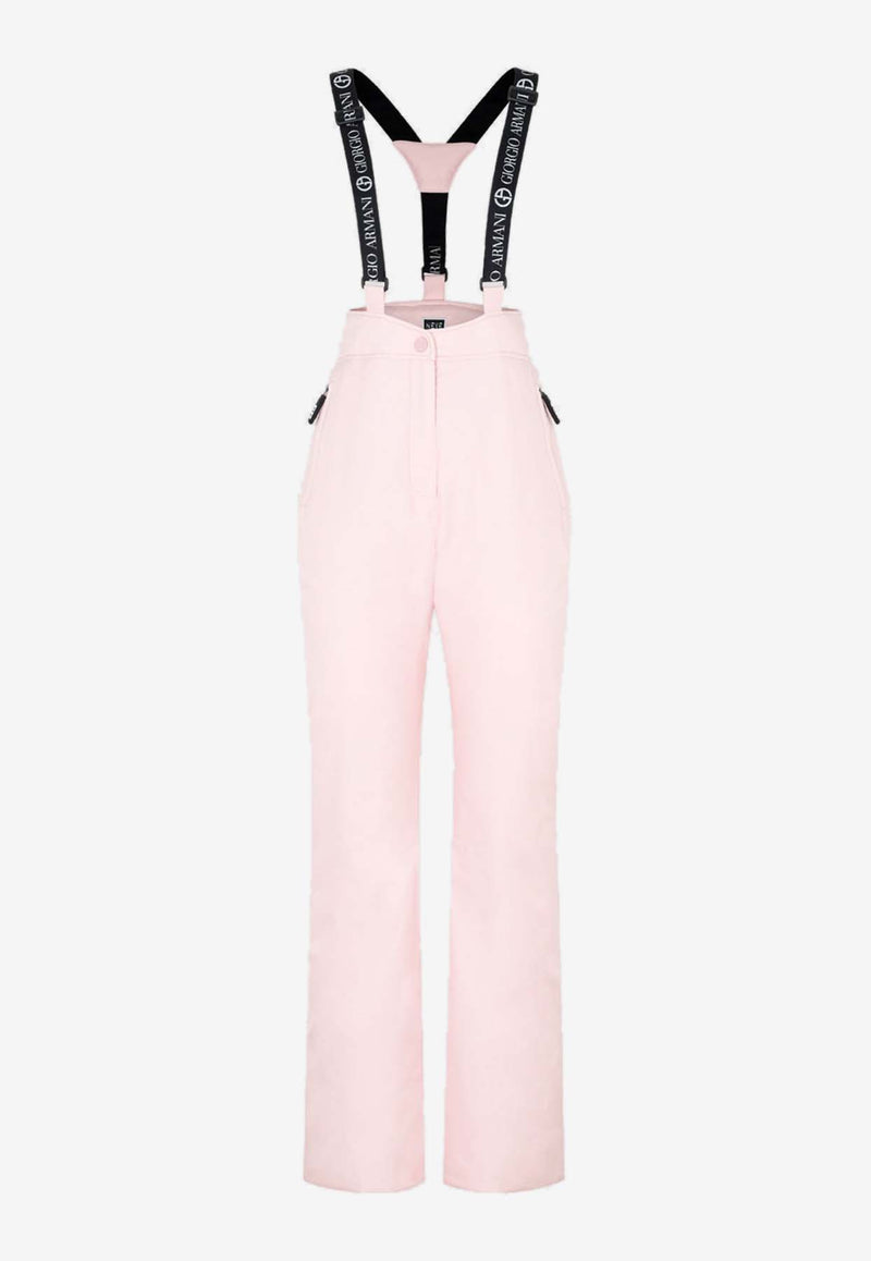 Straight-Leg Pants with Suspenders