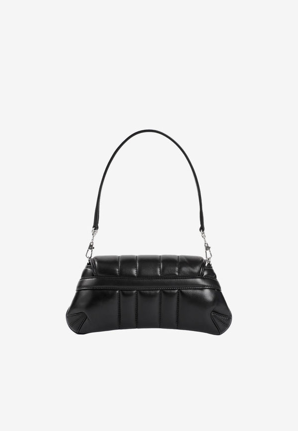 Quilted Leather Top Handle Bag