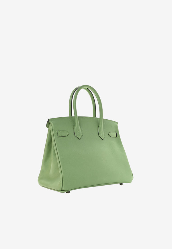Hermès Birkin 30 Top Handle Bag in Vert Criquet Epsom with Palladium Hardware Criquet 1648751527