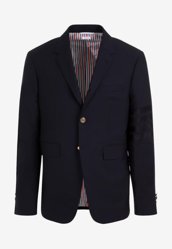 Single-Breelingle 4-Bar Wol Blazer