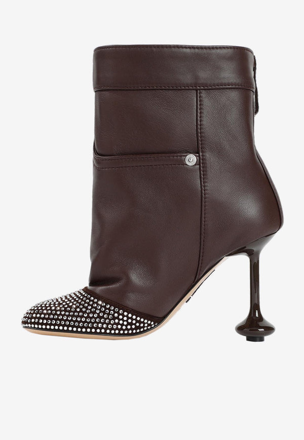 Toy 90 Crystal-Embellished Ankle Boots