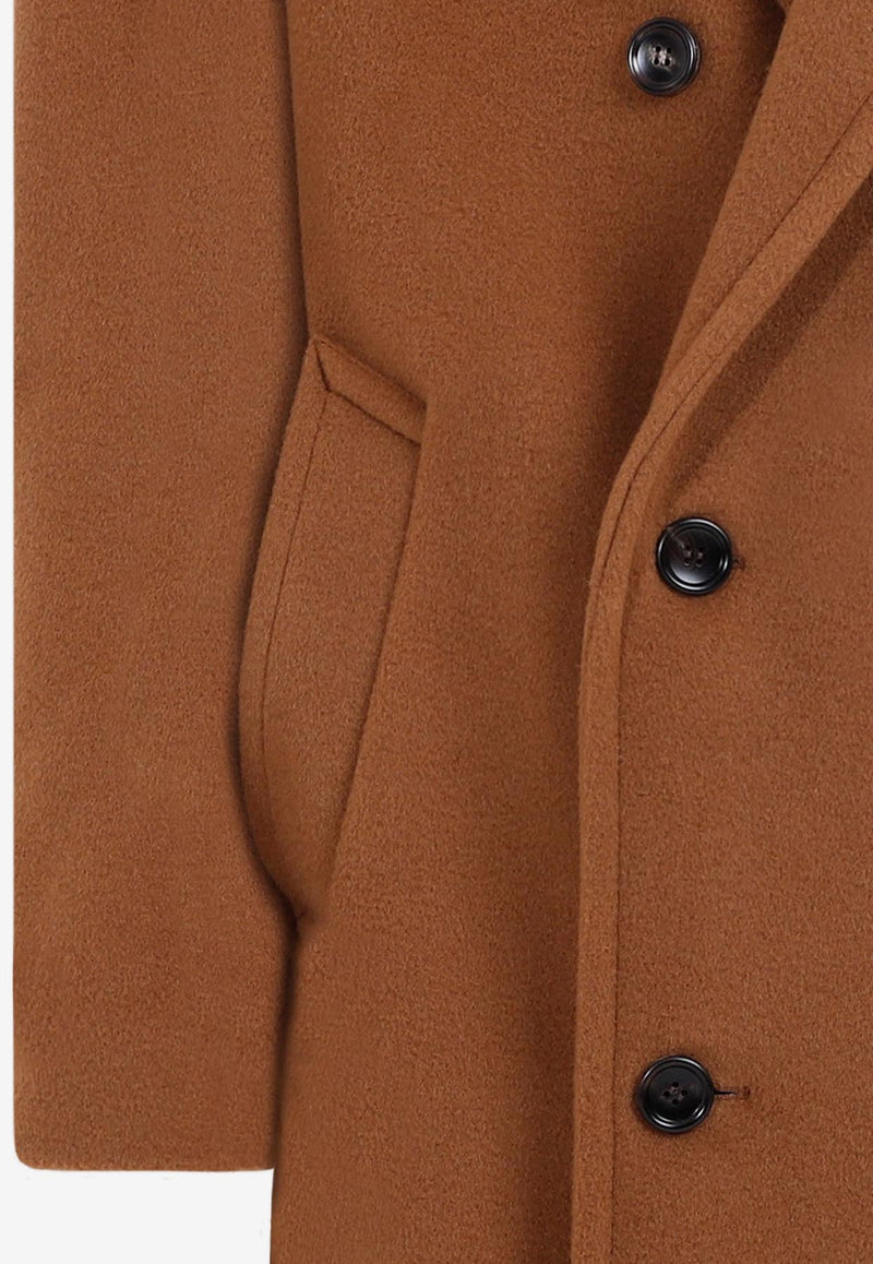 Double-Breasted Wool Coat