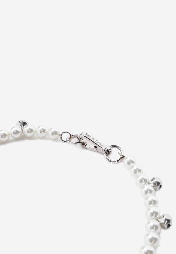 Bell Charm Pearl Necklace