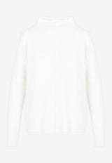 Tom Ford Knitted Long Sleeved Top in Cashmere 42134620733621 MAK1171.YAX332 AW003 CHALK