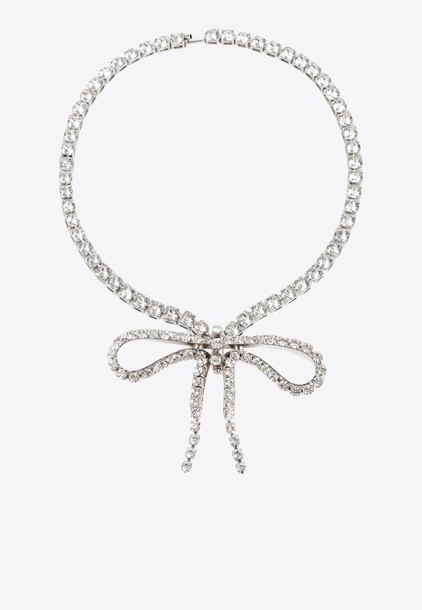 Archive Ribbon Crystal-Embellished Necklace