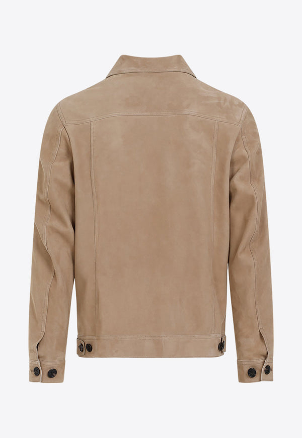 Suede Tailored Jacket
