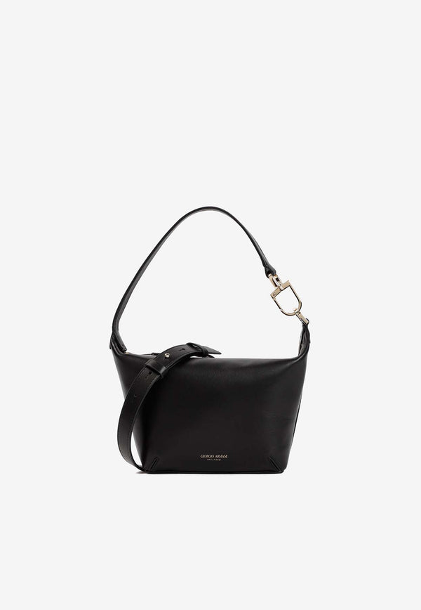 Small La Prima Top Handle Bag in Nappa Leather