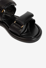 Padded Nappa Leather Sandals