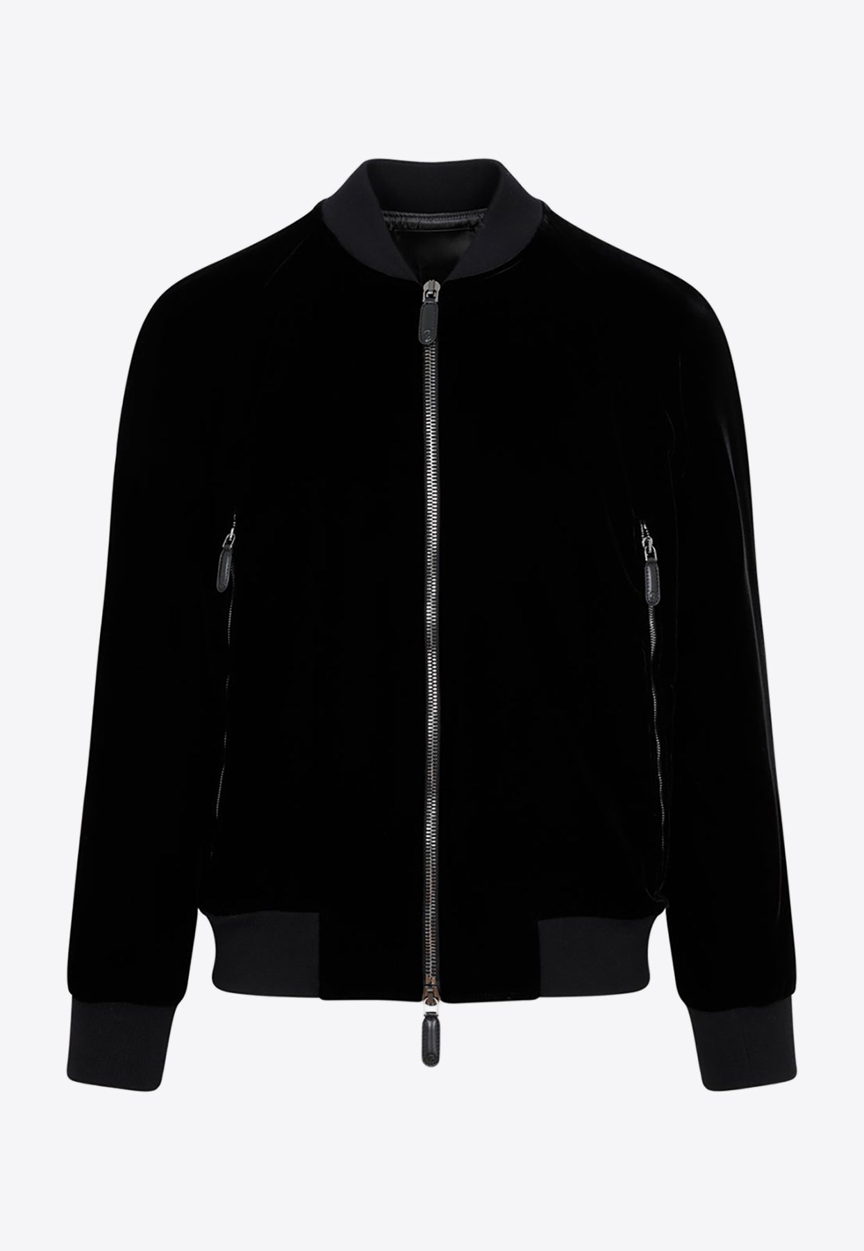 Velvet Zip-Up Jacket – THAHAB KW