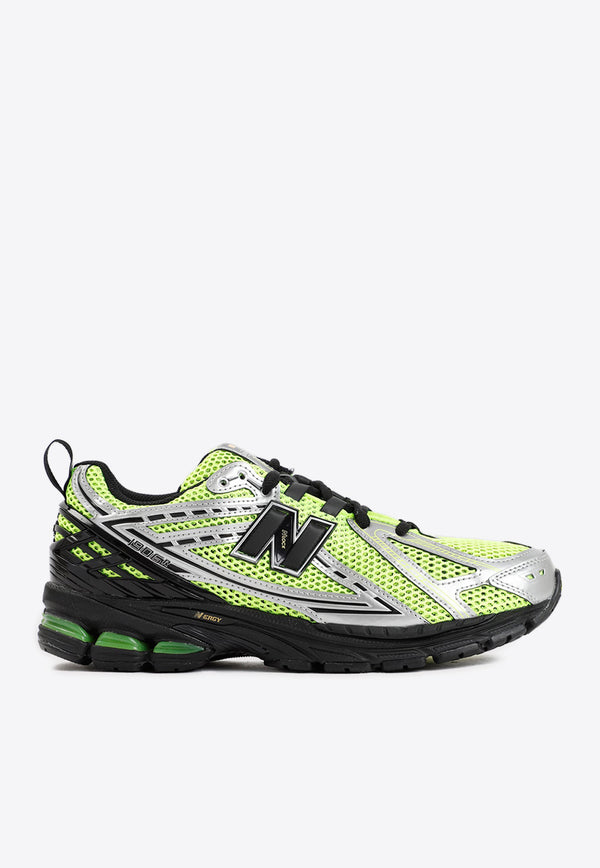1906 Low-Top Sneakers in Neon Yellow, Black and Silver