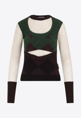 اعادة تكوين Lozengنجى Kengit Creater Sweater
