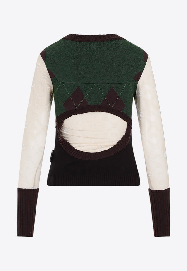 اعادة تكوين Lozengنجى Kengit Creater Sweater