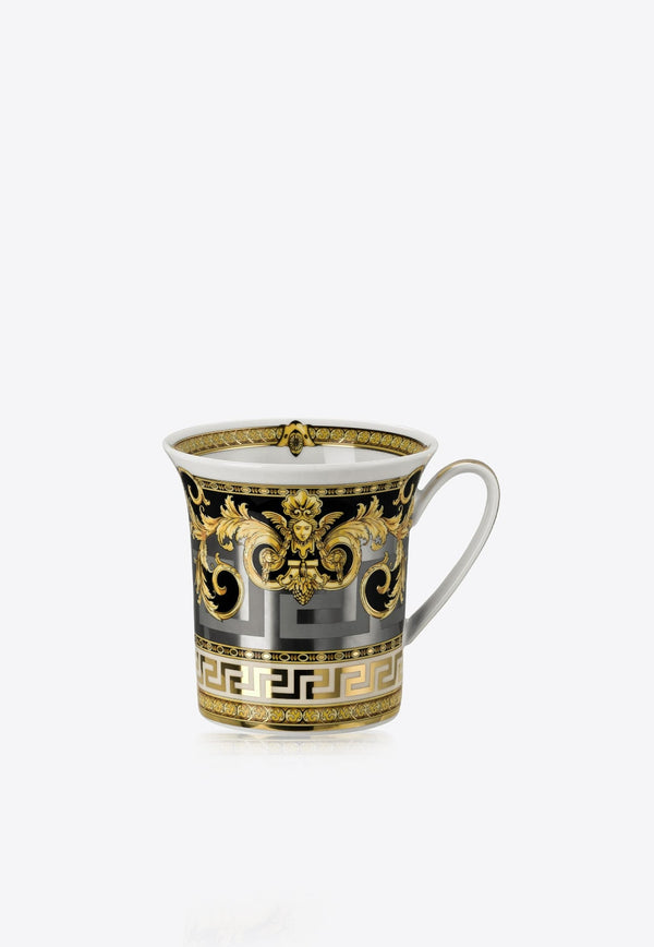 Versace Home Collection Prestige Gala Porcelain Mug by Rosenthal Black 19315-403637-15505