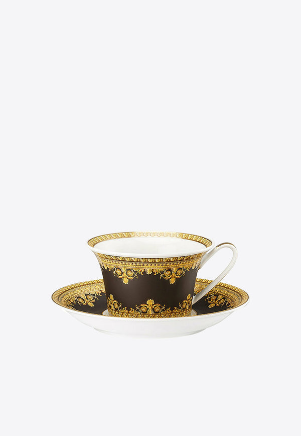 Versace Home Collection I love Baroque Tea Cup and Saucer Set Black 19325-403653-14640