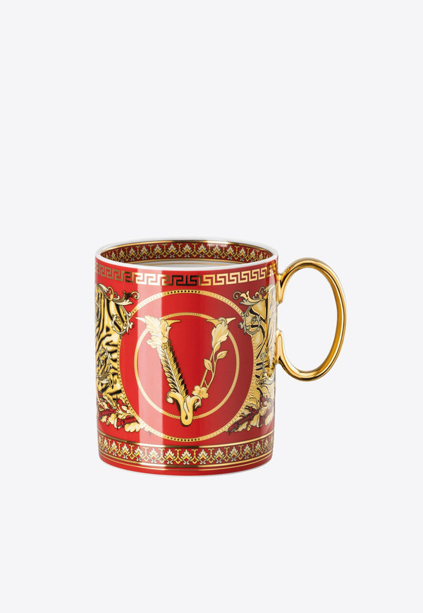 Versace Home Collection Virtus Holiday Mug by Rosenthal Red 19335-409949-15505