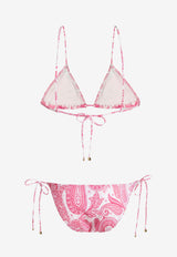 Etro Liquid Paisley Bikini Set 19610-4475 0650 Pink