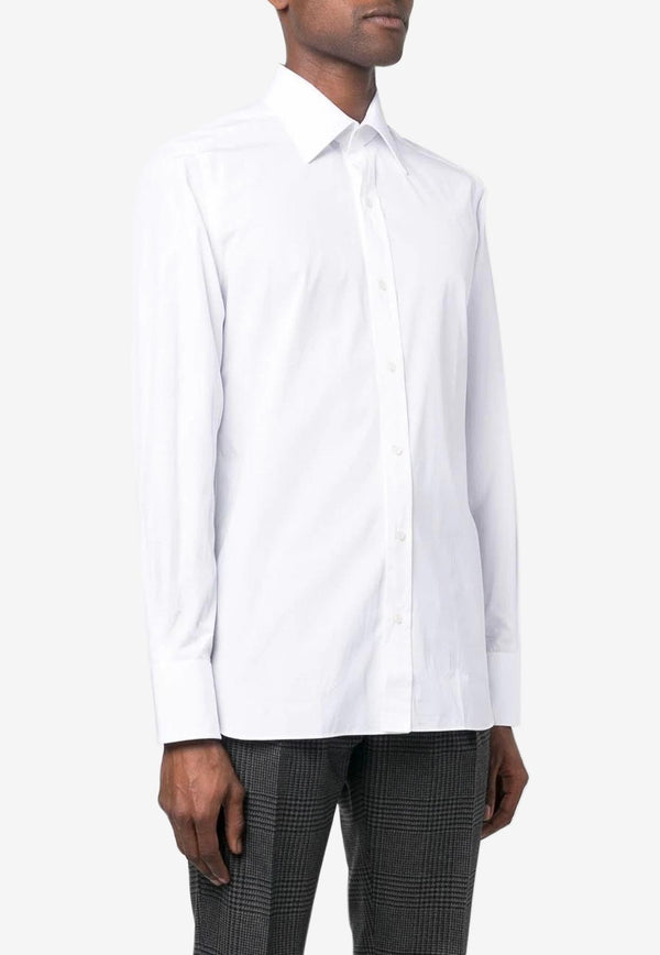 Tom Ford Long-Sleeved Formal Shirt White HSBC01-CGS11 AW001