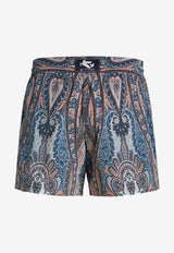 Etro Paisley Print Swim Shorts Multicolor 1B350-5602 0200