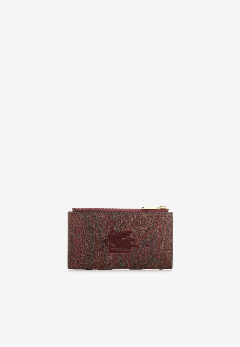 Etro Pagso-Embroiderd Cardholder Multicolor 1I451-7567 0600