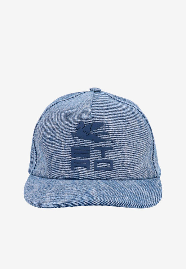 Etro Logo-Embroidered Baseball Cap Blue 1T930-1961 0200
