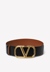 Valentino VLogo Reversible Leather Belt Brown 1W2T0S10ZFR 11J