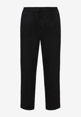 Etro Drawstring Straight-Leg Pants Black 1W767-1083 0001