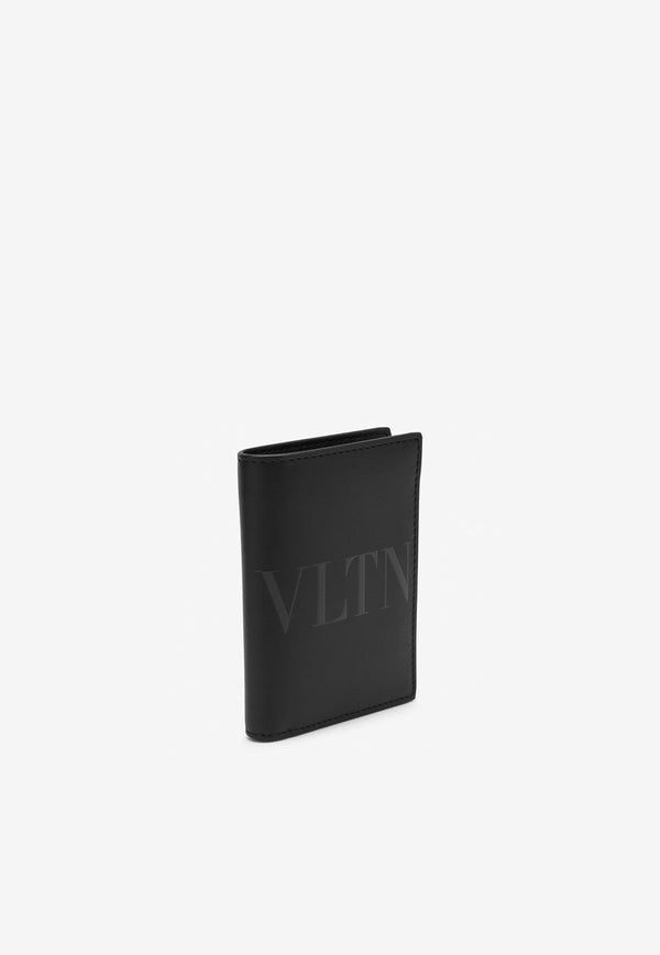 Valentino VLTN Bi-Fold Leather Cardholder 1Y0P0713VNA/L Black