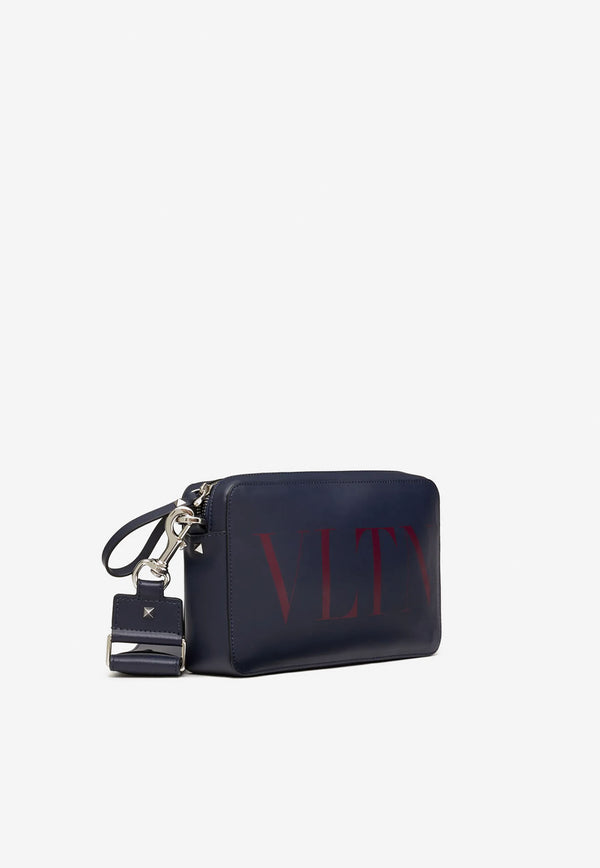 Valentino VLTN Calf Leather Crossbody Bags Navy 1Y2B0704WJW W31