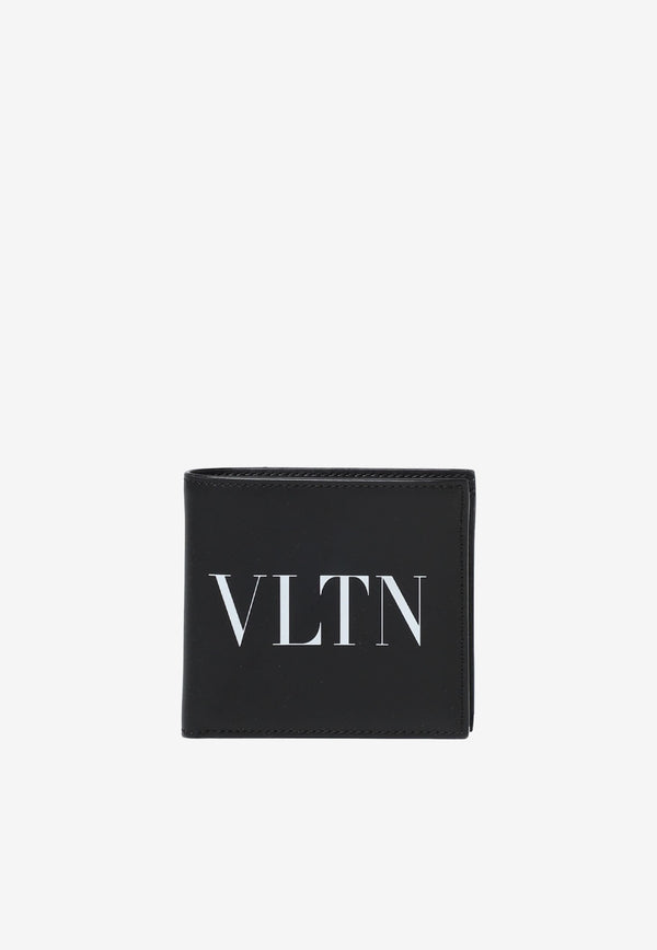 Valentino VLTN Bi-Fold Leather Wallet Black 1Y2P0654LVN 0NI